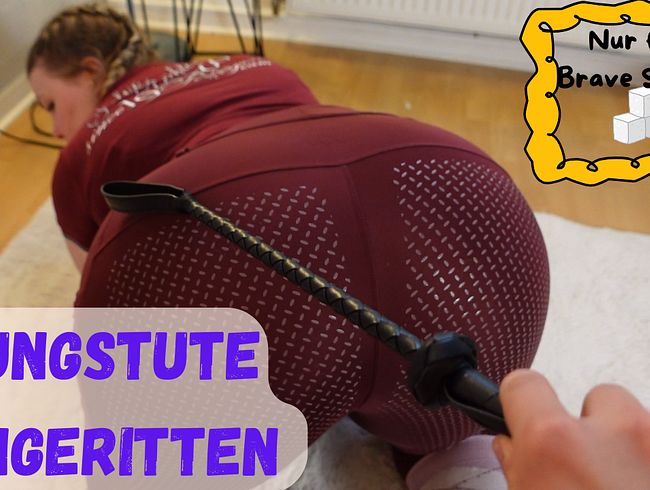 EINGERITTEN! Reitlehrer macht mich zur willigen FICKSTUTE!
